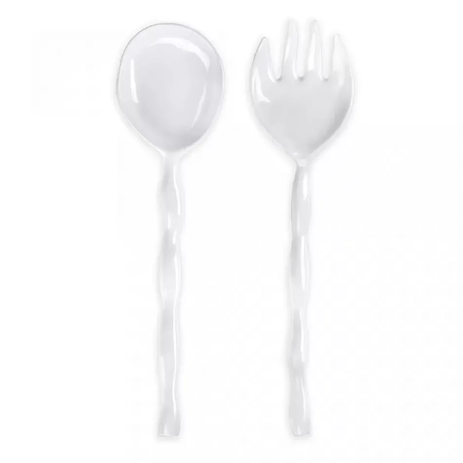 Ruffle Melamine Salad Servers