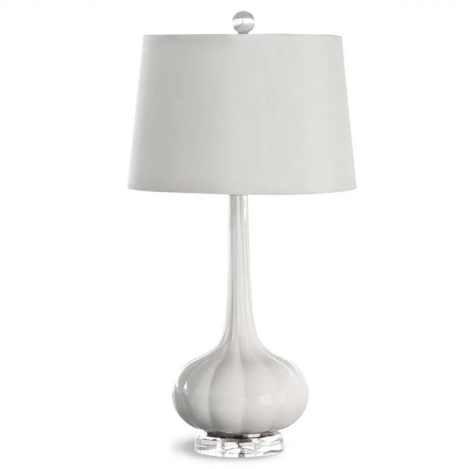 Milano Table Lamp, Snow