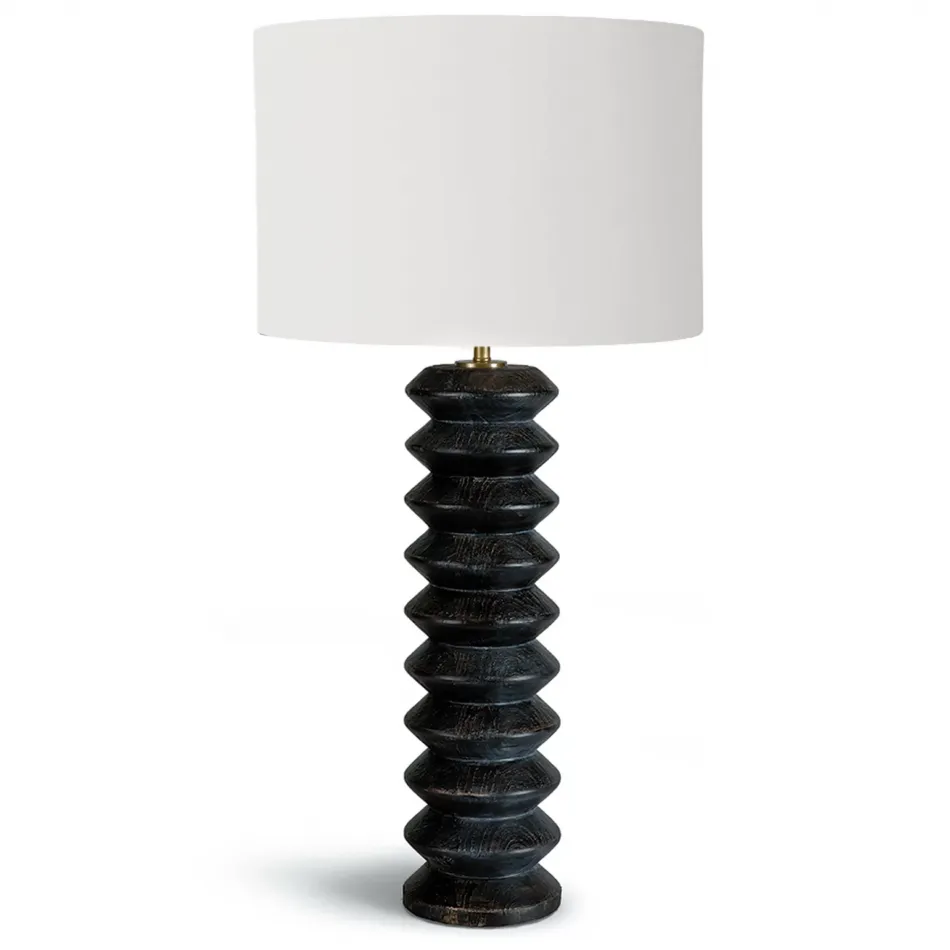 Coastal Living Accordion Table Lamp Ebony