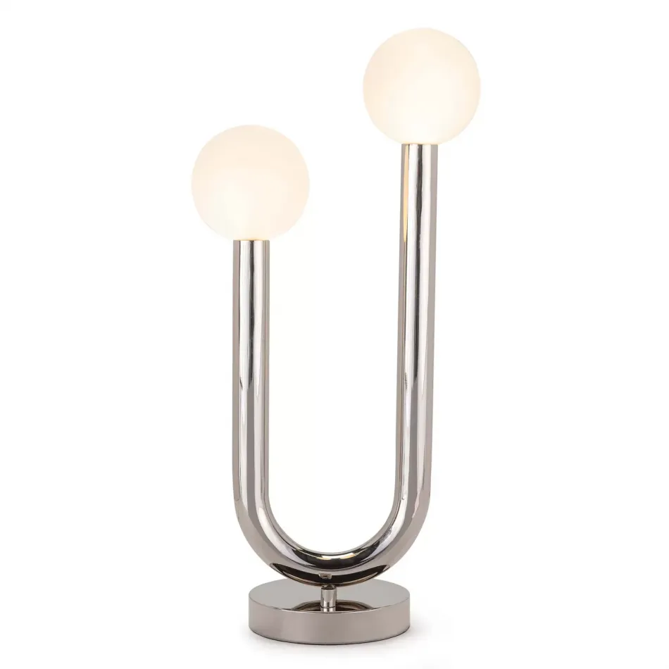 Happy Table Lamp, Polished Nickel