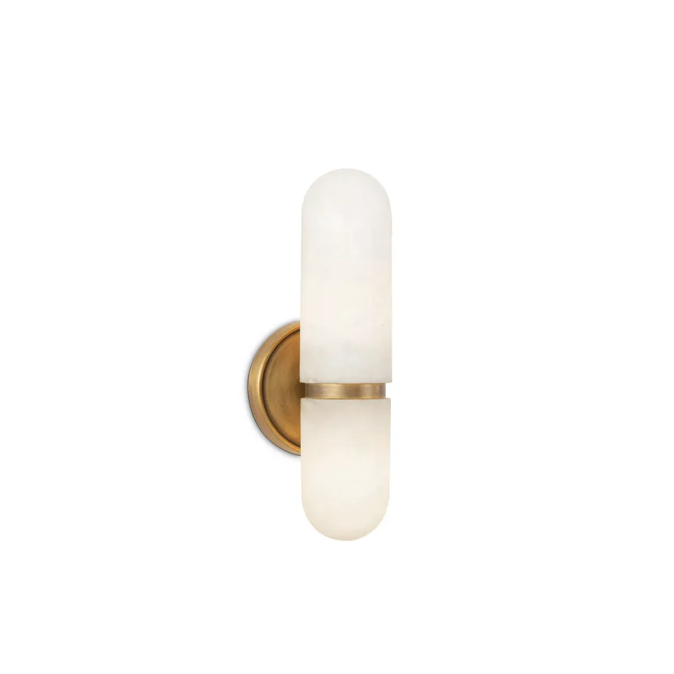 Salon Sconce Small Natural Brass