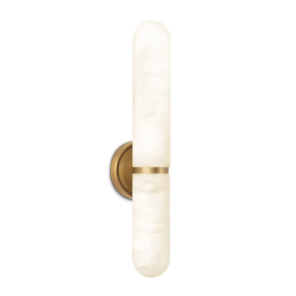 Salon Sconce Large Natural Brass