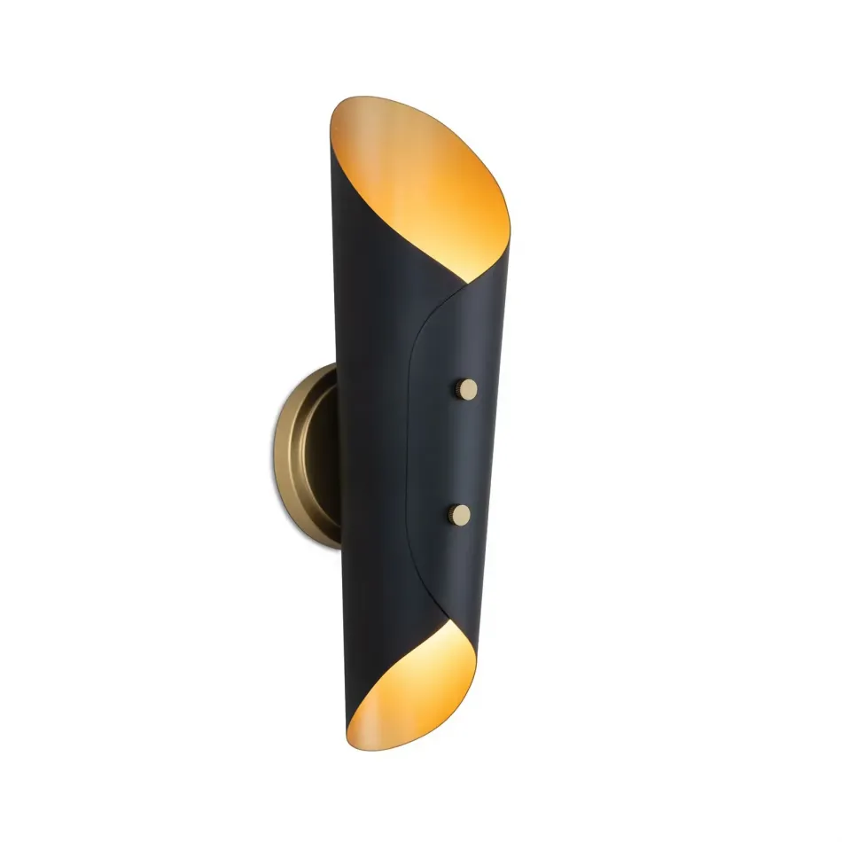 Vest Sconce (Blackened Brass and Natural Brass)