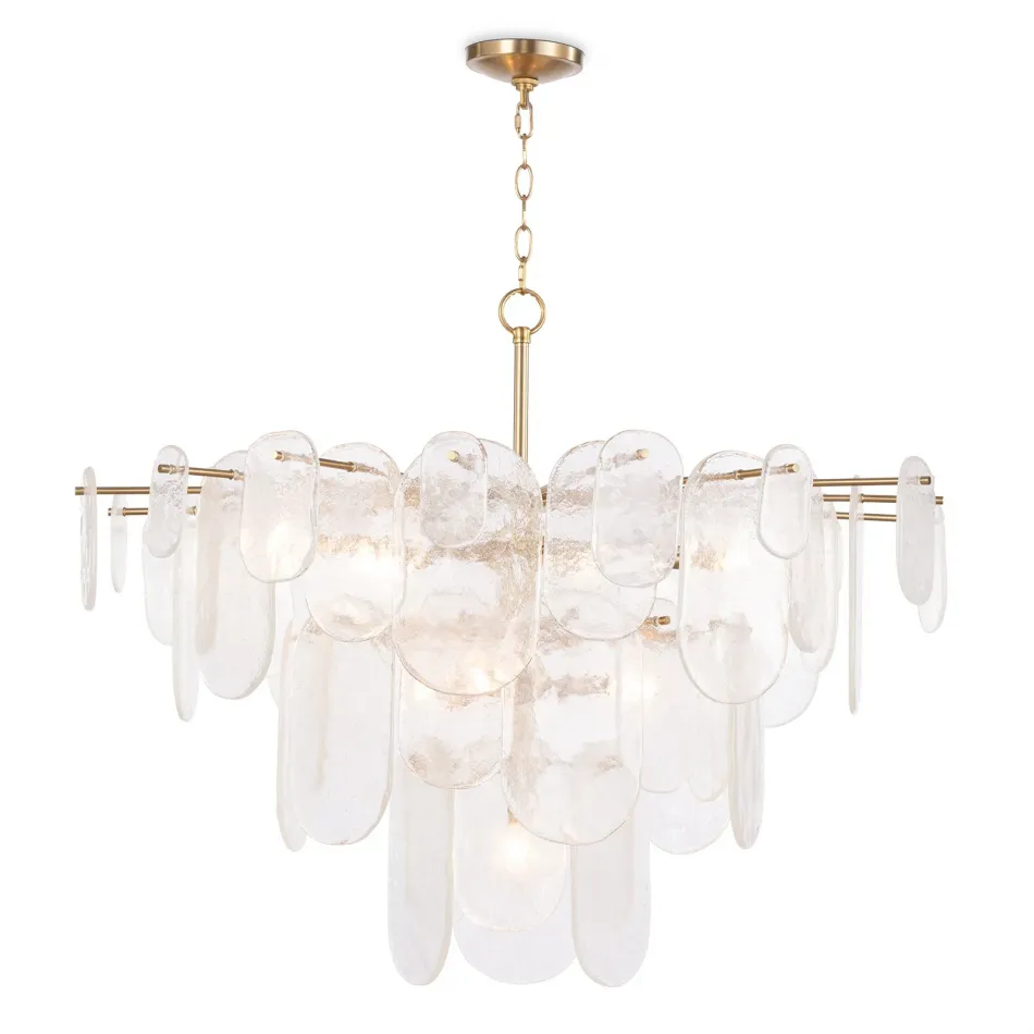 Echo Chandelier Natural Brass