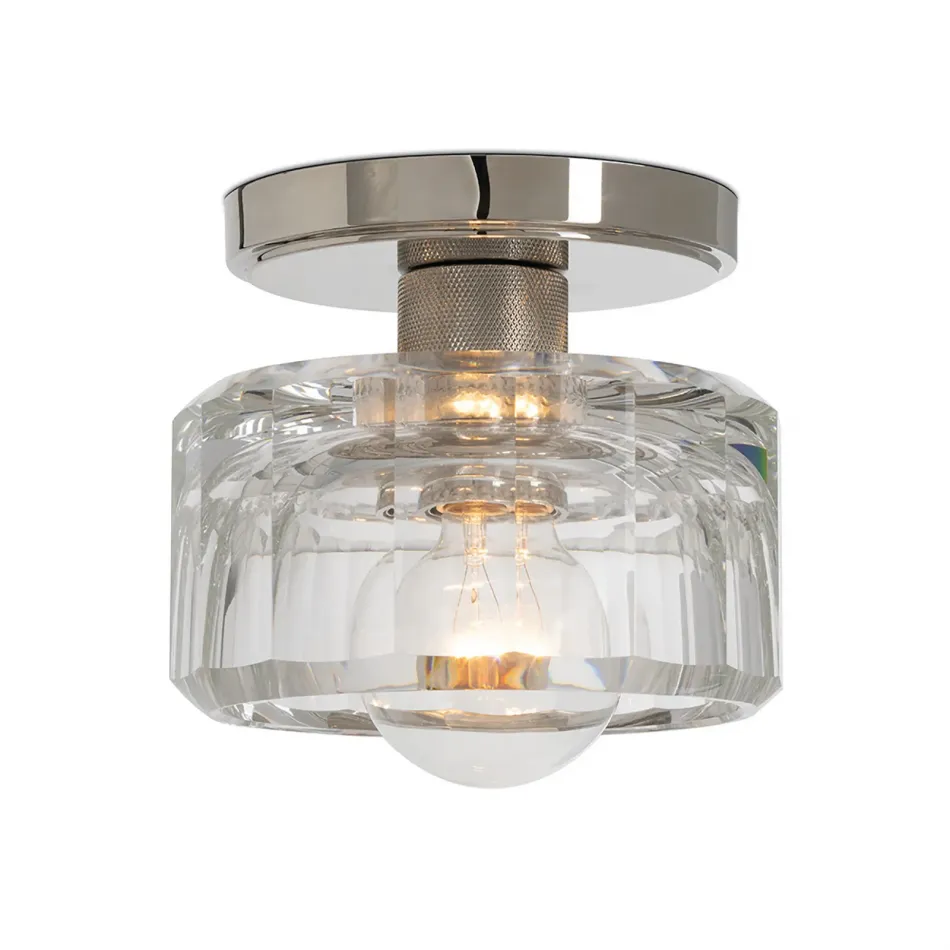 Bijoux Crystal Flush Mount Polished Nickel