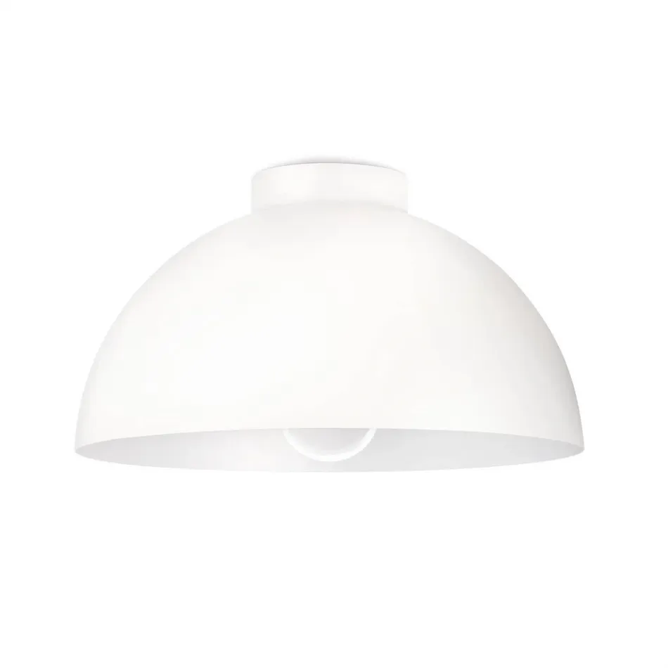 Peridot Outdoor Flush Mount Small White