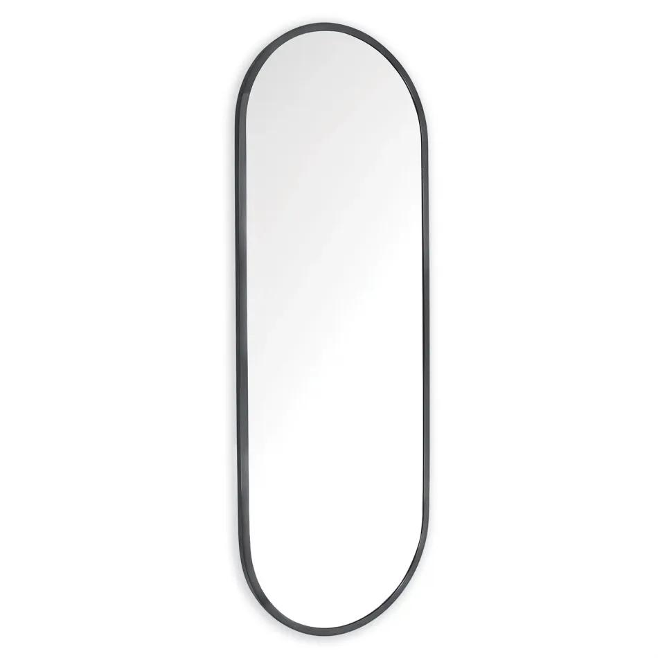 Doris Dressing Room Mirror Large, Steel