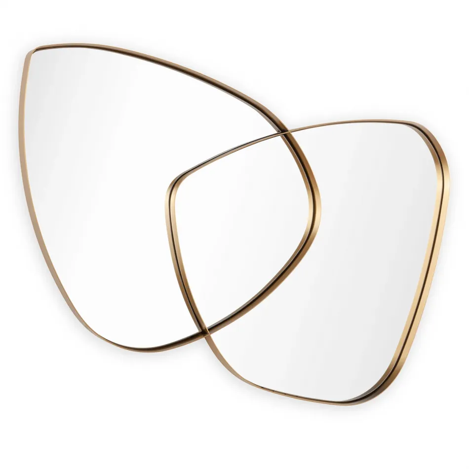 Harmony Mirror Natural Brass