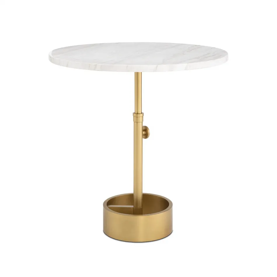 Myles Accent Table Large (Natural Brass)