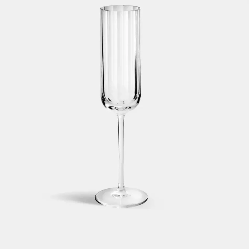 Fluted Champagne Flute 5.7 oz, 9" high