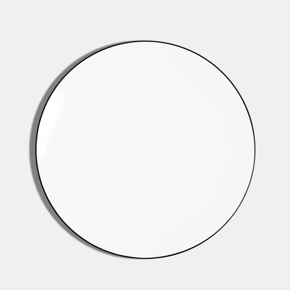 Line Matte Black Coupe Dinner Plate (28cm)