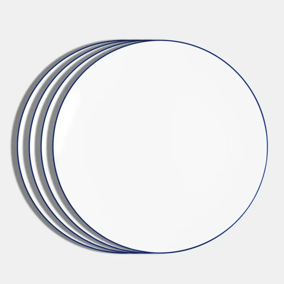 Line Cobalt Coupe Dinner Plate (28cm) Set of 4