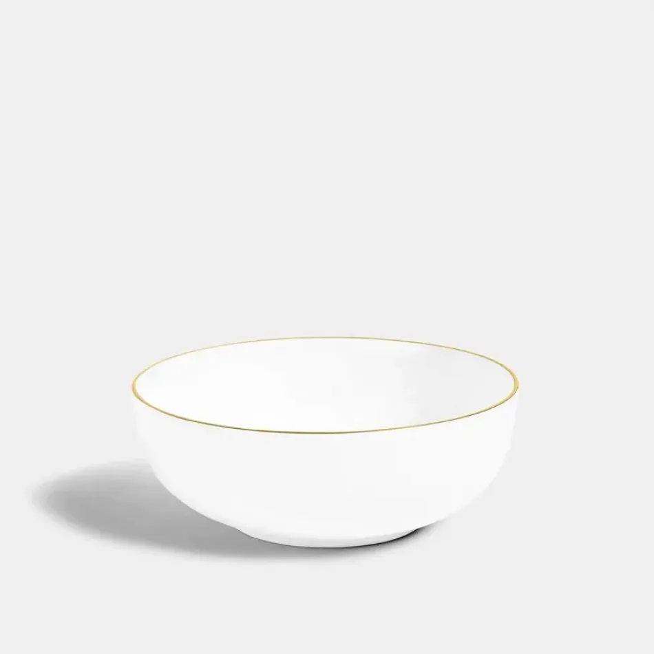 Line Gold Bone China Large Dip Bowl 7.4 oz, 3.9" Rd