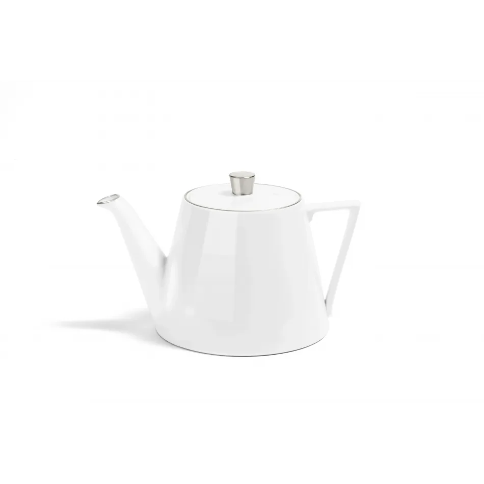 Line Platinum Bone China Large Deco Teapot 23.6 oz (Special Order)