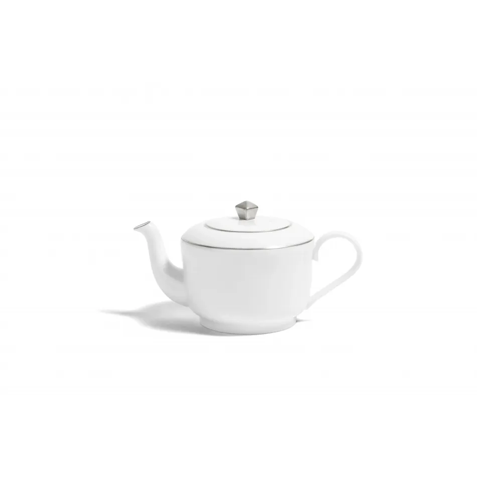 Line Platinum Bone China Medium Teapot 22 oz (Special Order)