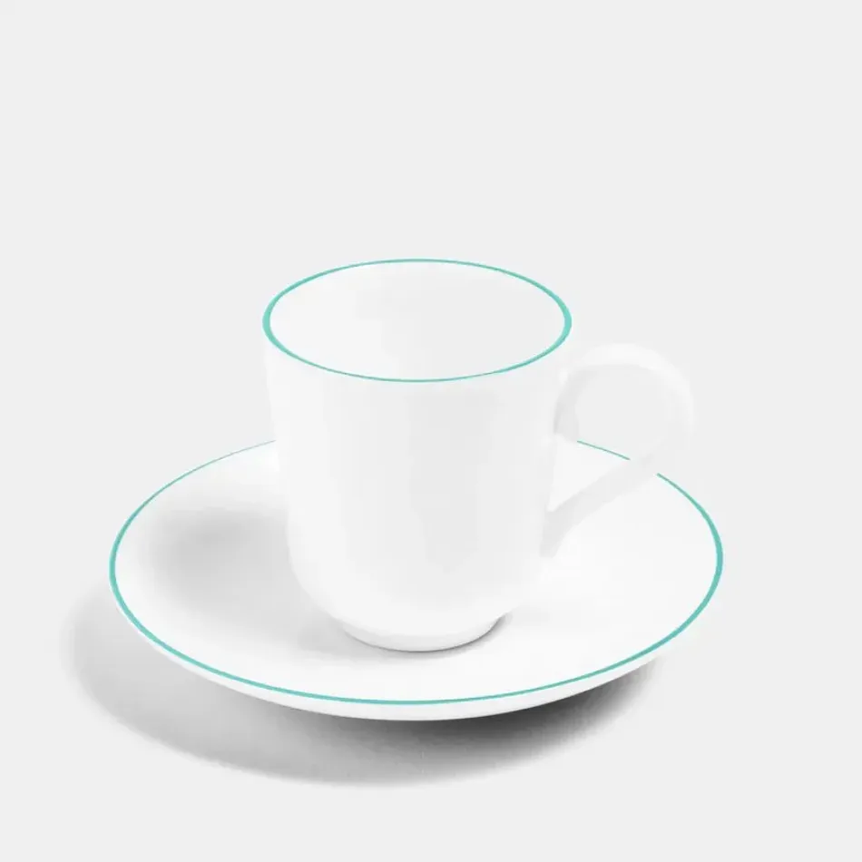 Line Spearmint Bone China Espresso Cup 3.4 oz (Special Order)