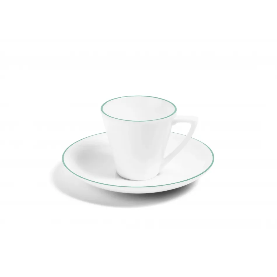 Line Spearmint Bone China Deco Espresso Cup 3.4 oz (Special Order)