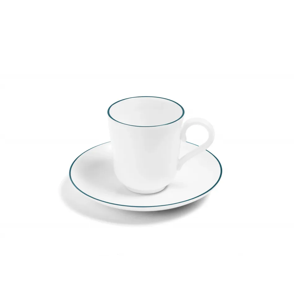 Line Teal Bone China Espresso Cup 3.4 oz (Special Order)