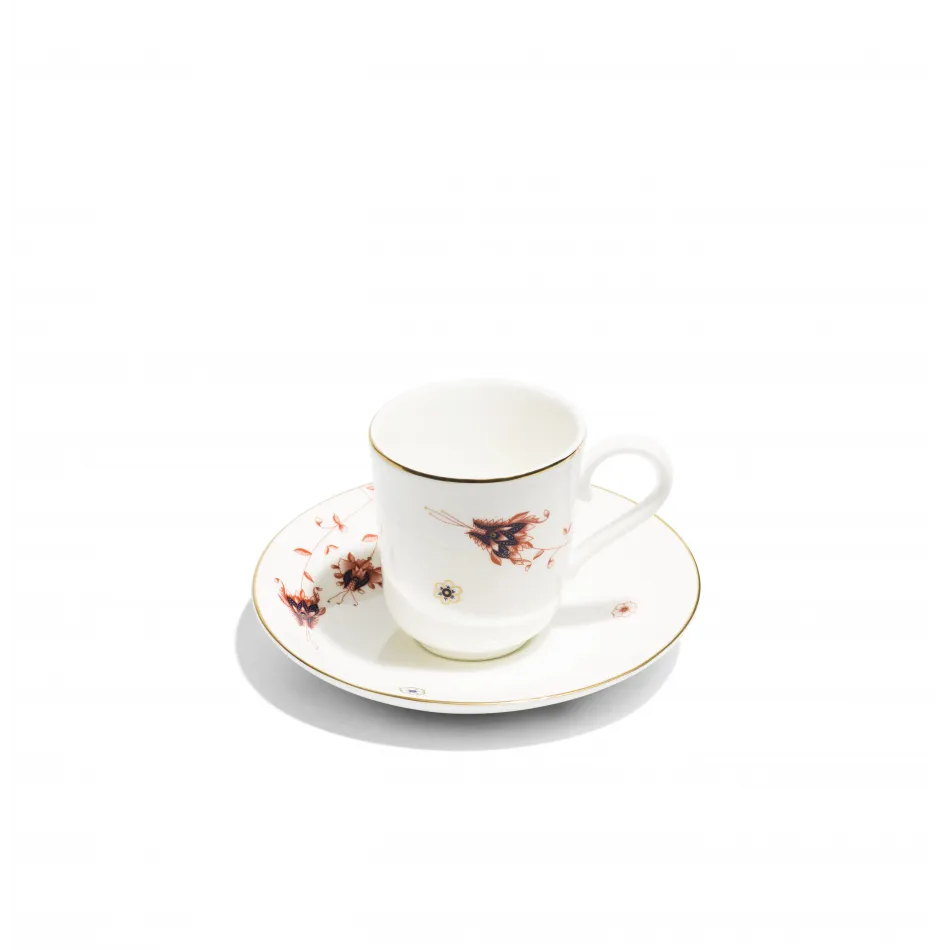 Victoria & Albert Dragon Flower Bone China Espresso Saucer 5.1" Rd (Special Order)