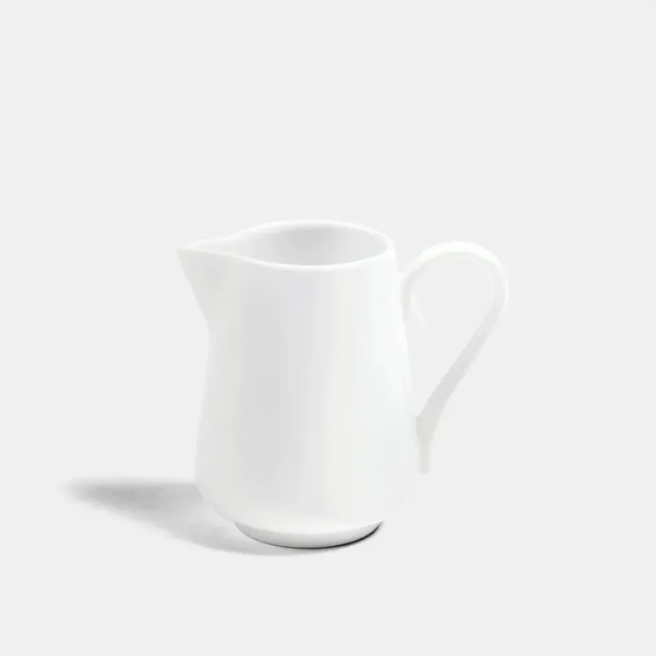 White Bone China Milk Jug 3.4 oz