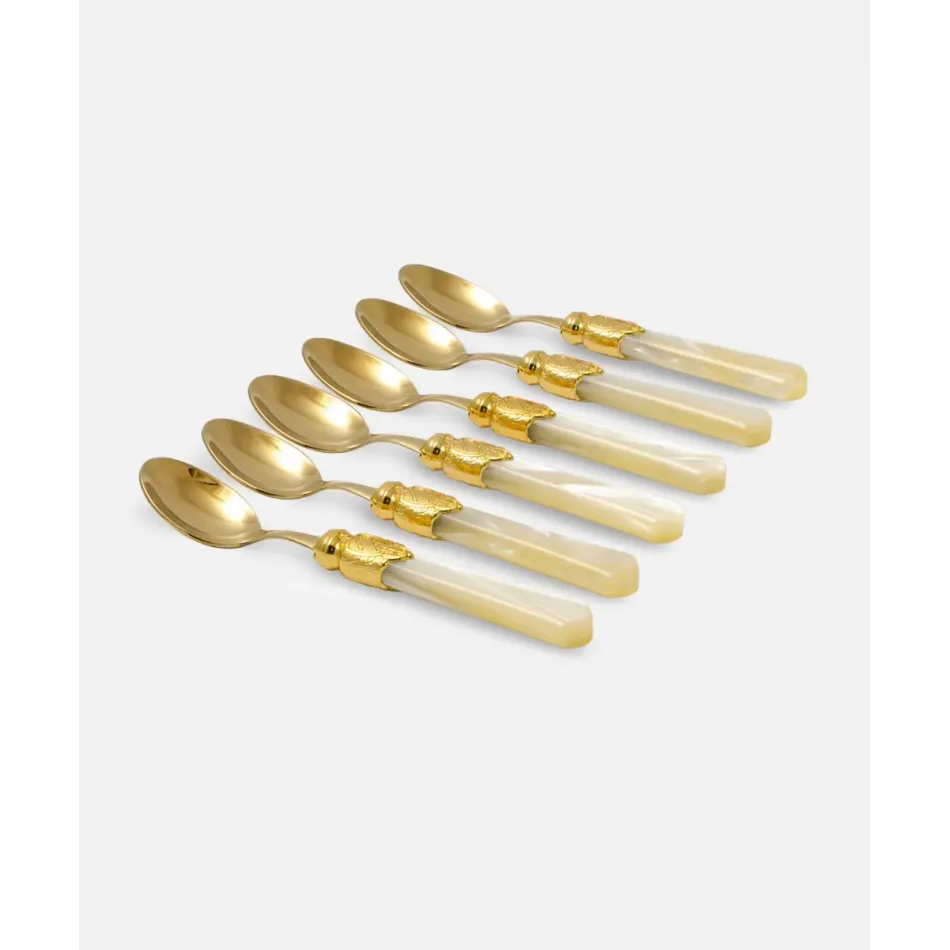 Vittoria Oro Ivory Coffee Spoon (Special Order)