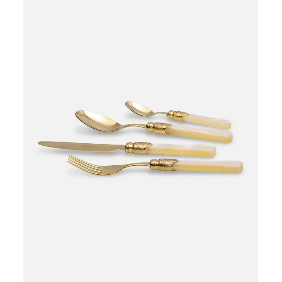 Vittoria Oro Ivory Flatware (Special Order)