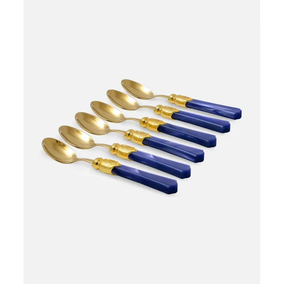 Vittoria Oro Blue Coffee Spoon (Special Order)