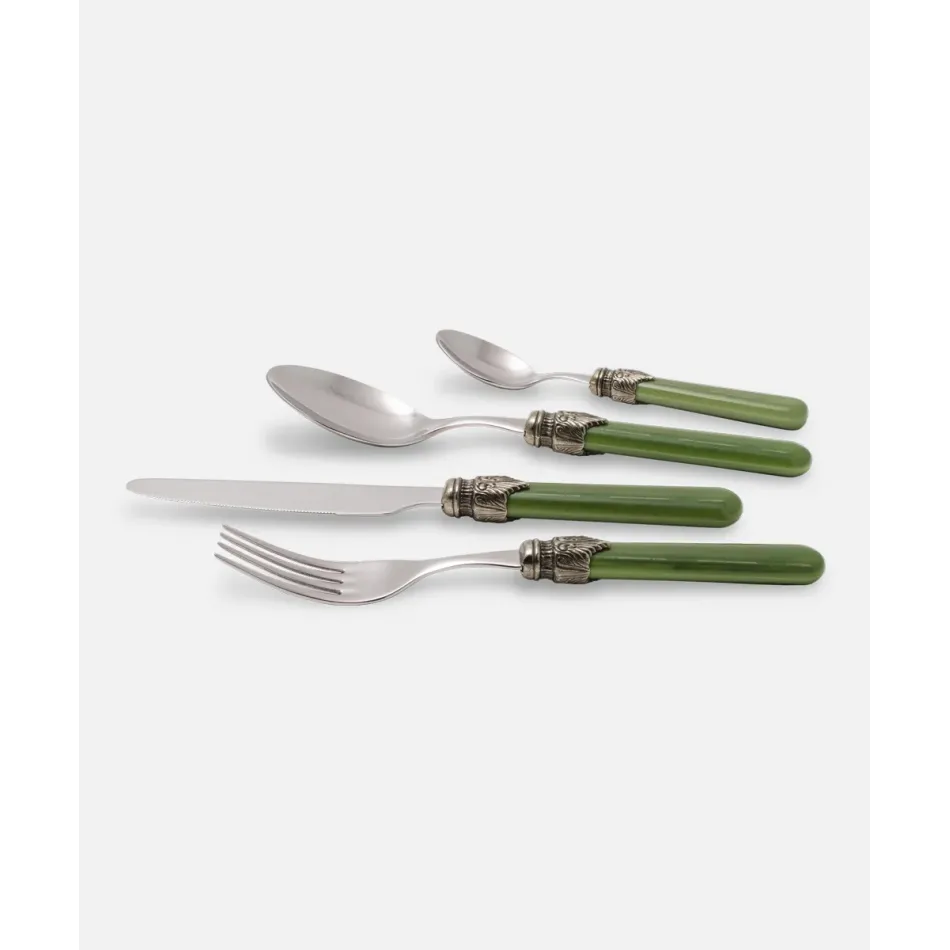 Vintage Basil Green Flatware