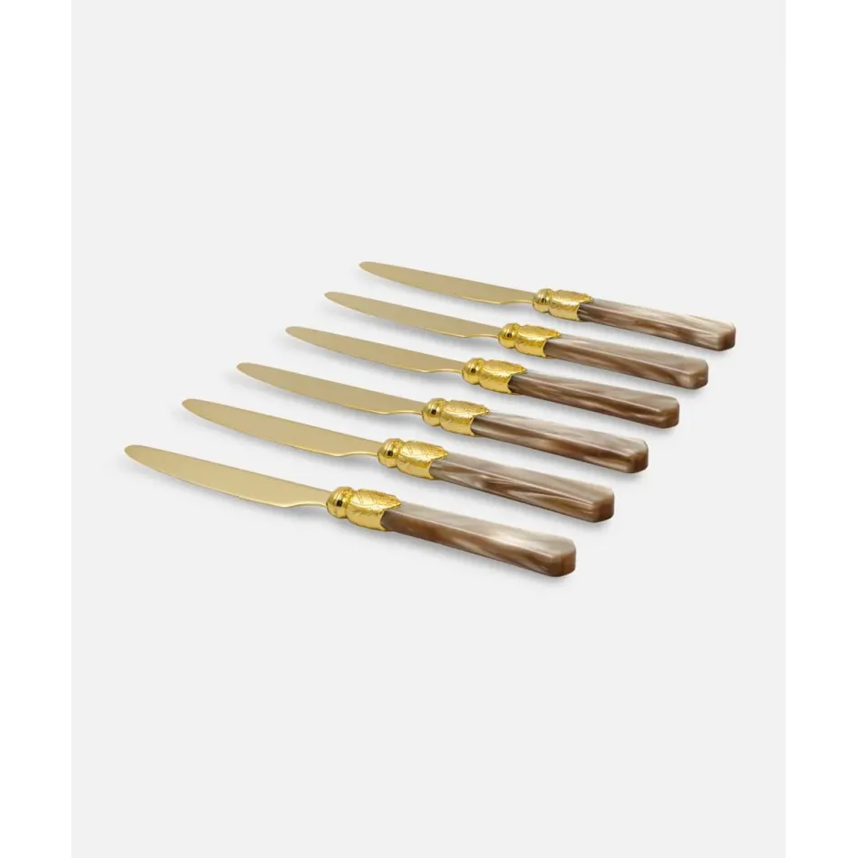 Vittoria Oro Champagne Table Knife (Special Order)