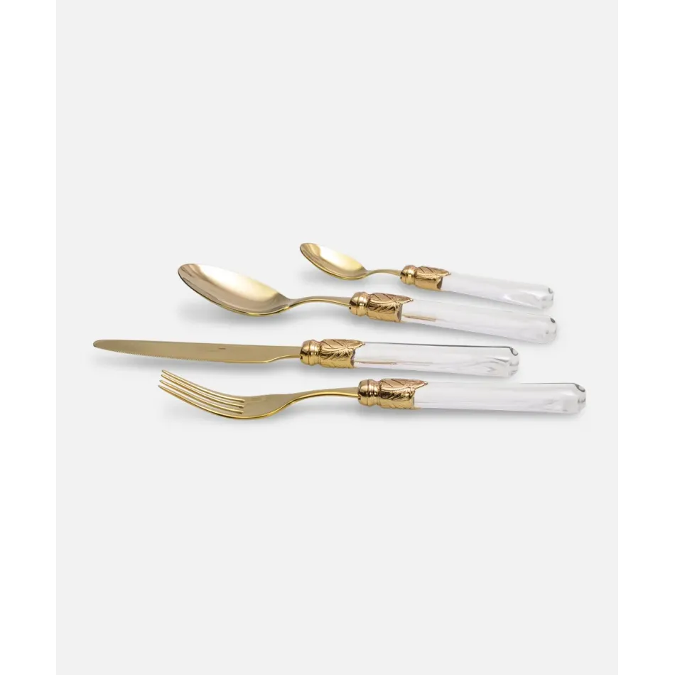 Vittoria Oro Transparent Flatware (Special Order)