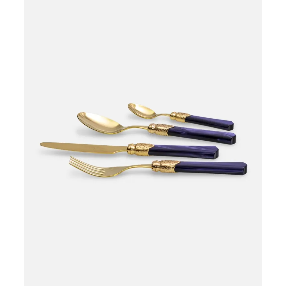 Vittoria Oro Violet Flatware (Special Order)