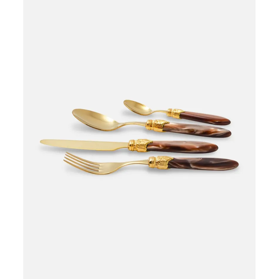 Laura Oro Brown Flatware (Special Order)
