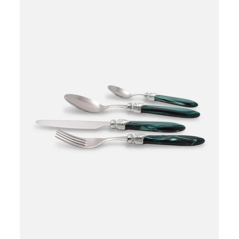 Laura Argento Green Flatware (Special Order)