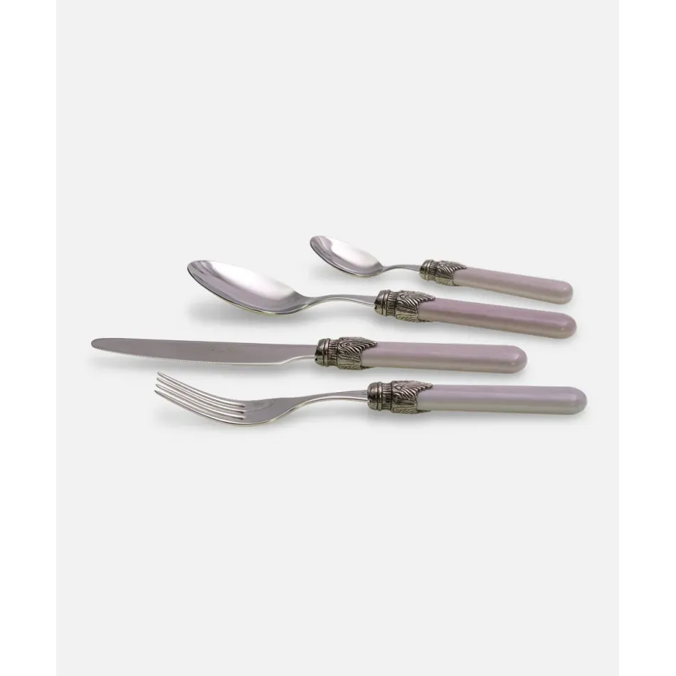 Vintage Clear Gray Flatware