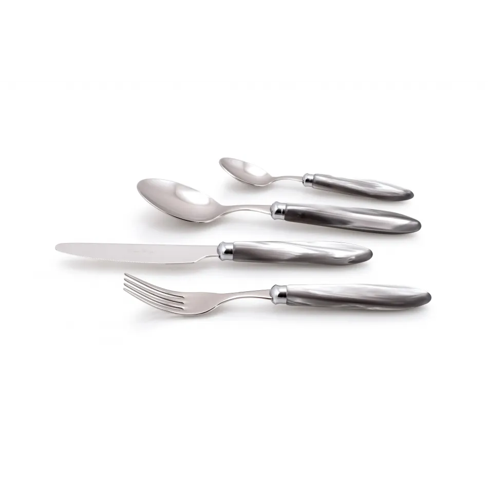 Agata Clear Gray Flatware