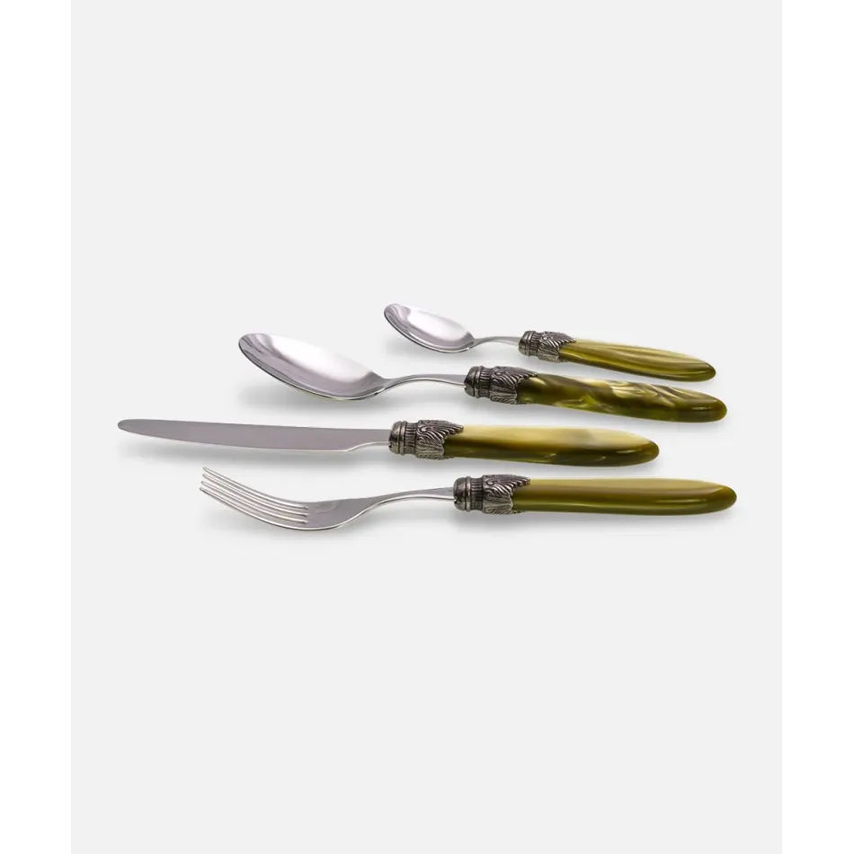 Laura Olive Green Flatware
