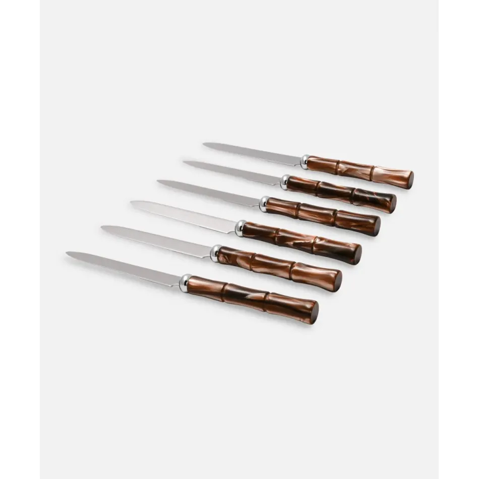 Bamboo Oro Brown Table Knife (Special Order)