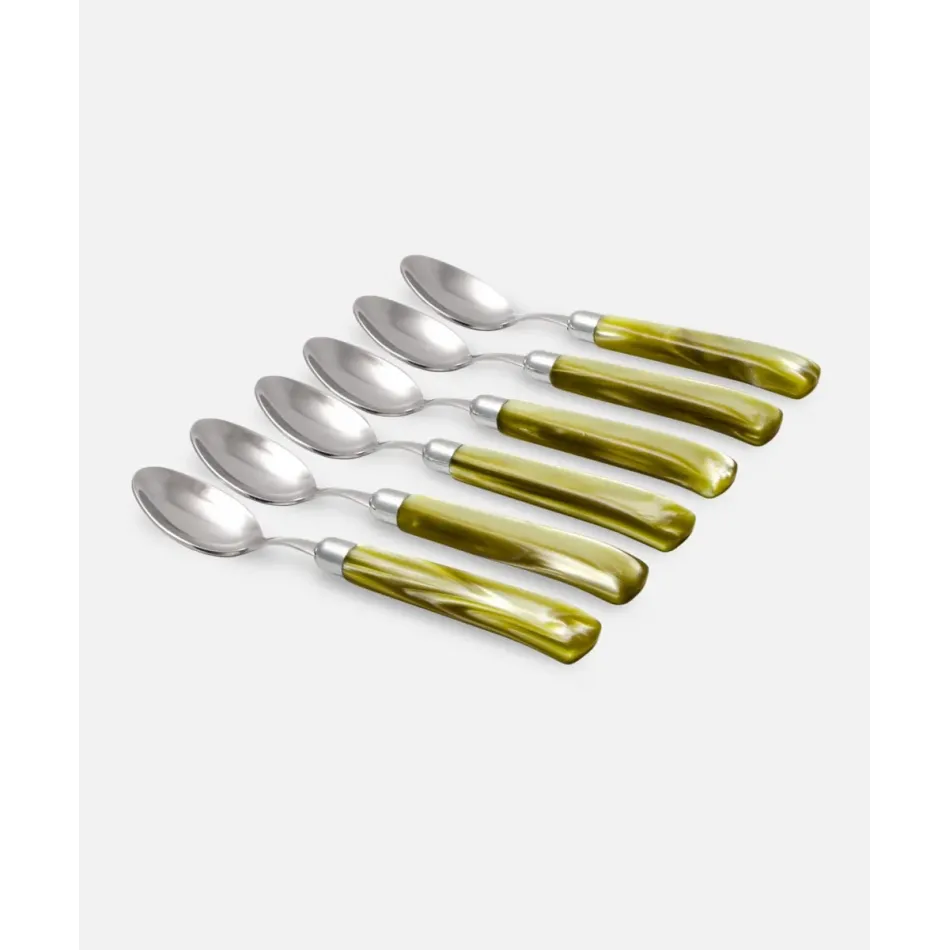 Giada Olive Green Coffee Spoon