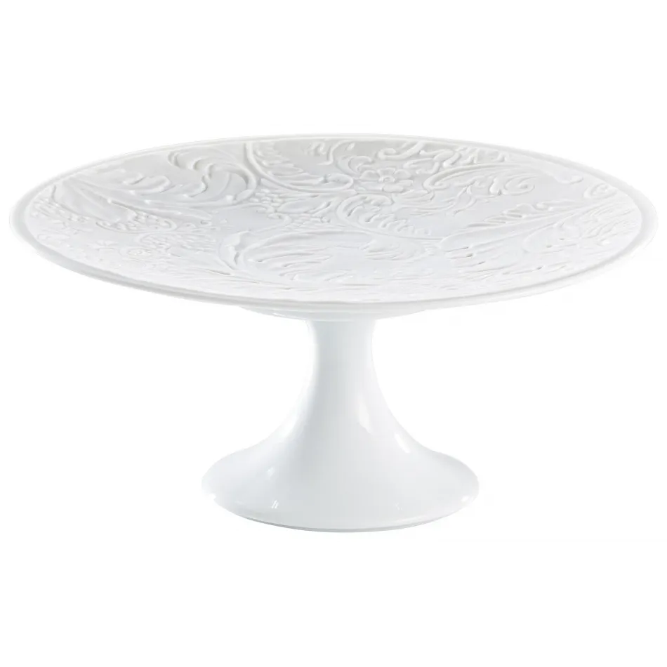 Italian Renaissance White Petit Four Stand Small 6.3 White