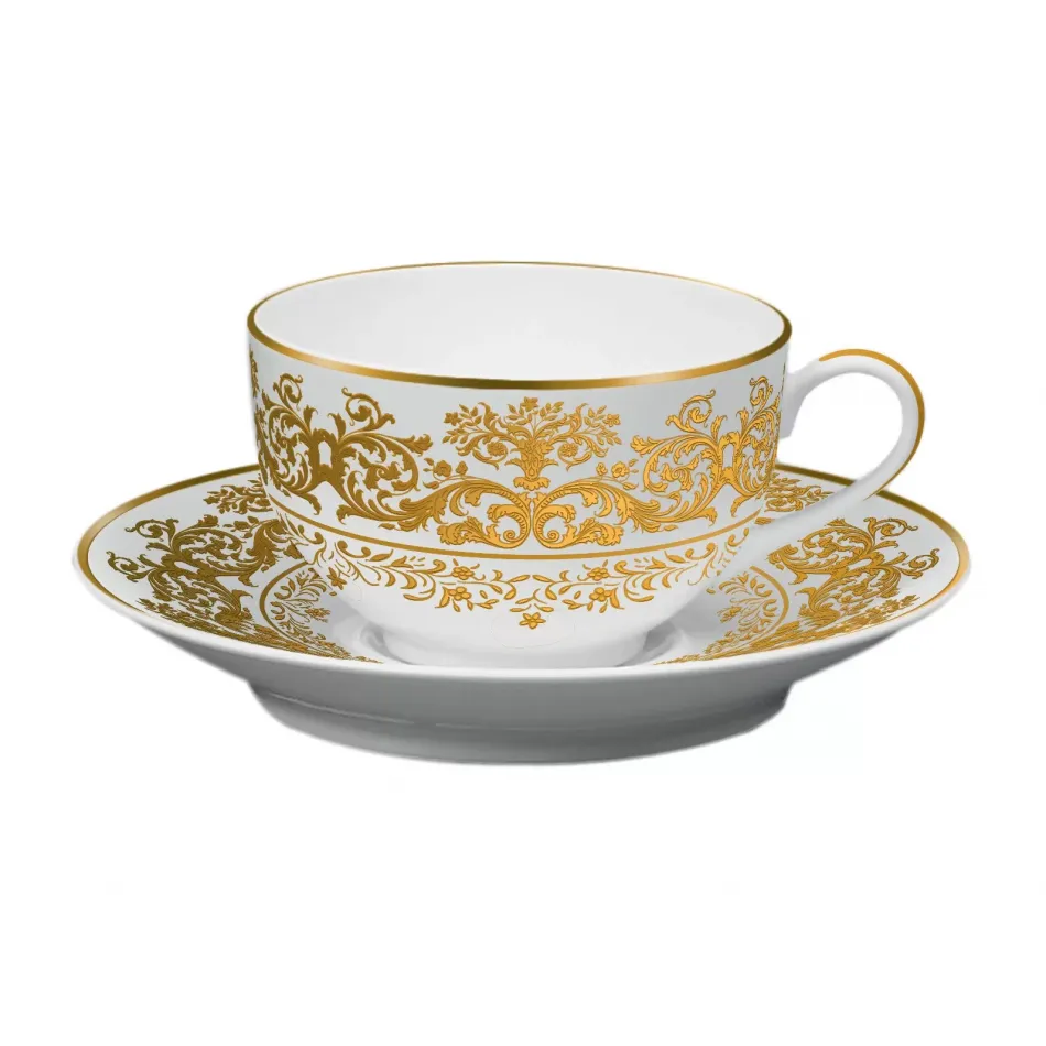 Chelsea Or/Gold White Tea Cup Extra Diam 3.71 in