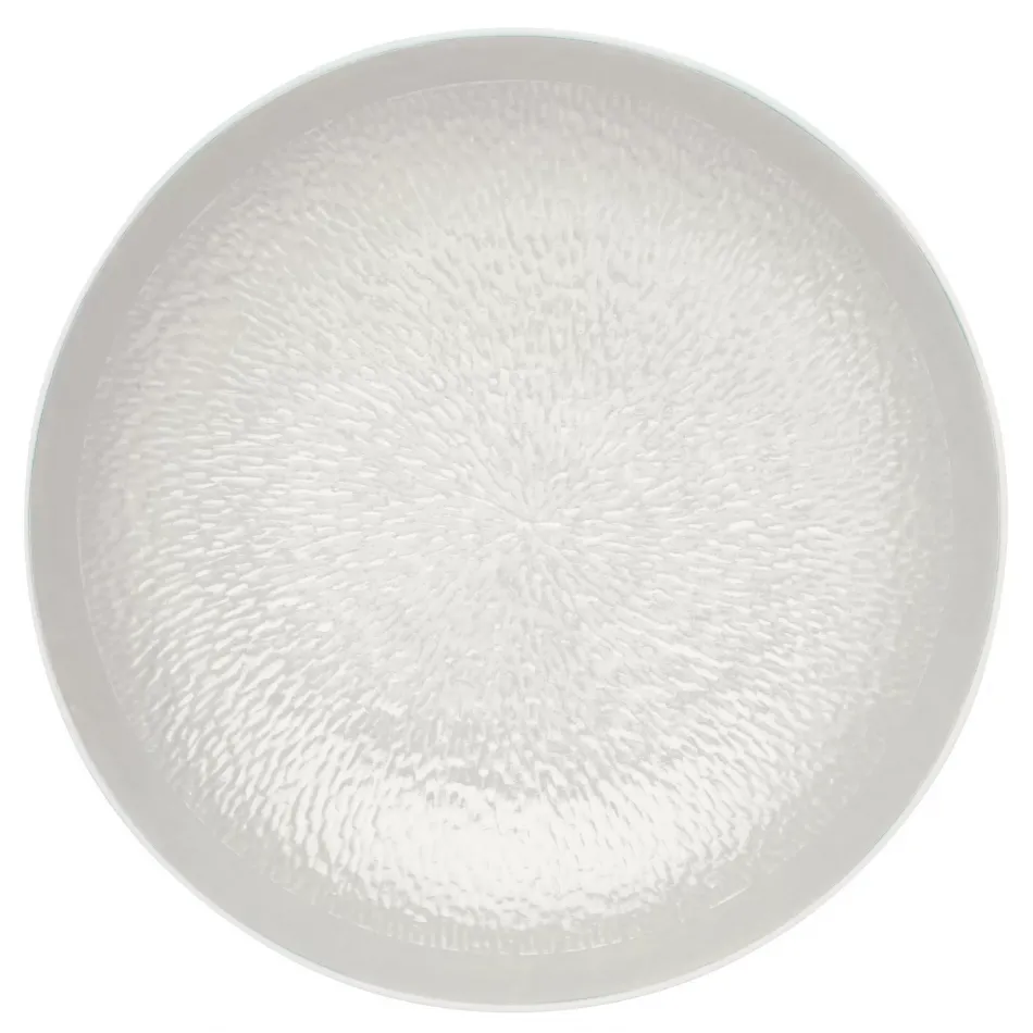 Mineral Irise Pearl Grey Breakfast Coupe Plate Deep Round 6.7 in.