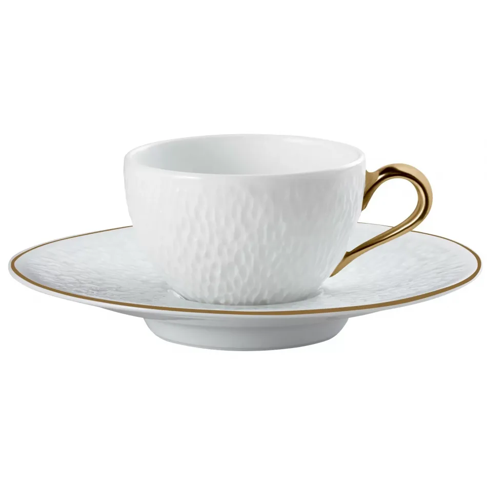 Mineral Filet Or/Gold Mocha Cup (Uni Shape) Diam 2.8 in