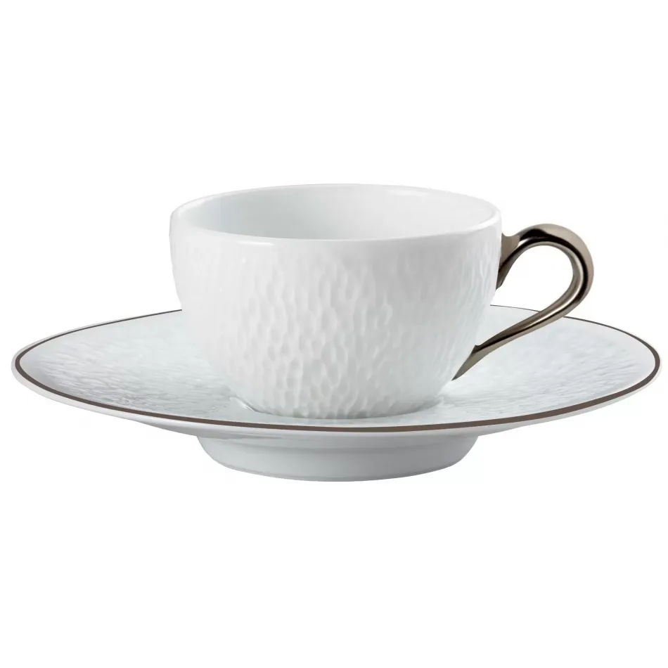 Mineral Filet Platinum Mocha Cup (Uni Shape) Diam 2.8 in