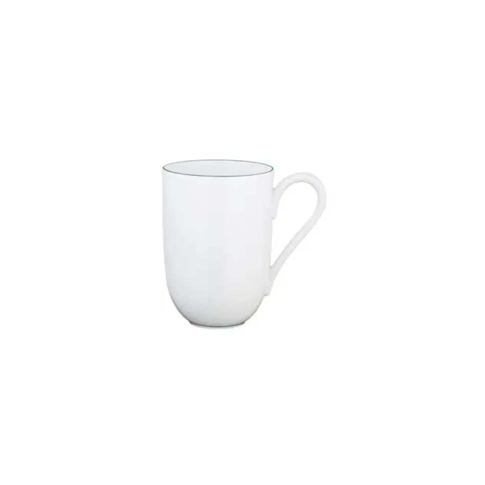 Monceau Peacock Blue Mug 3 1/4 inch h 4 1/4 inch 10 1/4 oz