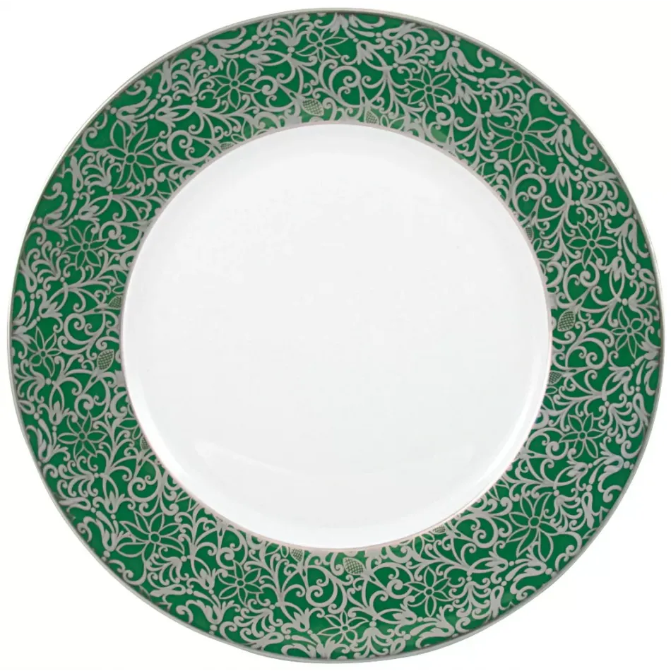 Salamanque Platinum Green Bread & Butter Plate Round 6.3 in.