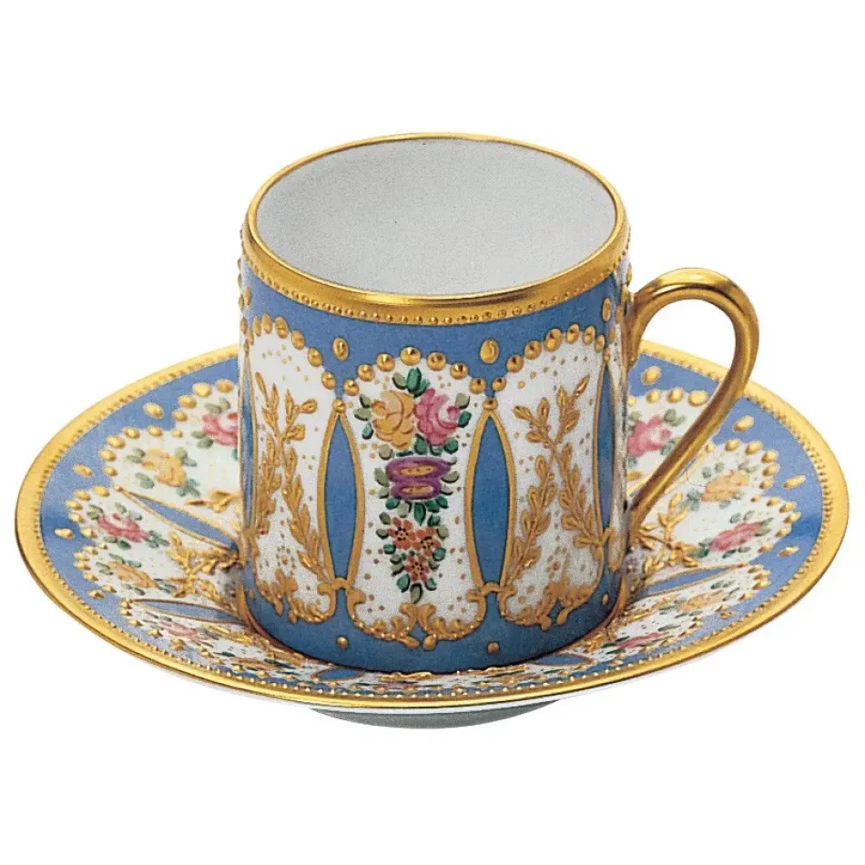 Tsarine Anicia Coffee Cup & Saucer in Rd. Giftbox Diam 2.7 in Gift Box