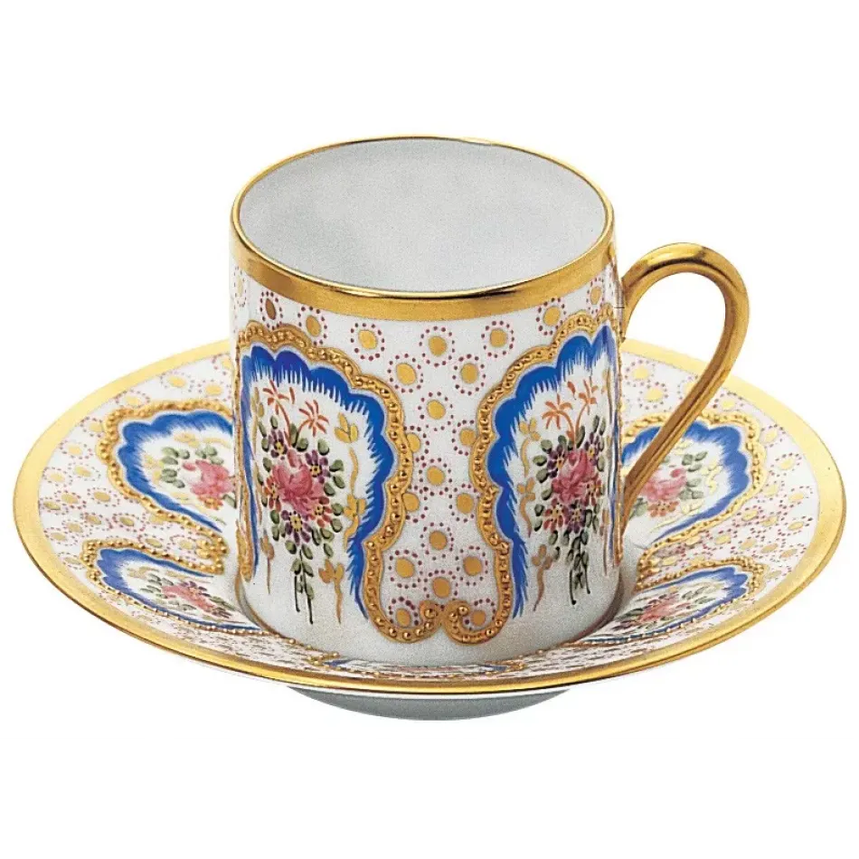 Tsarine Variouska Coffee Cup & Saucer in Rd. Giftbox Diam 2.7 in Gift Box