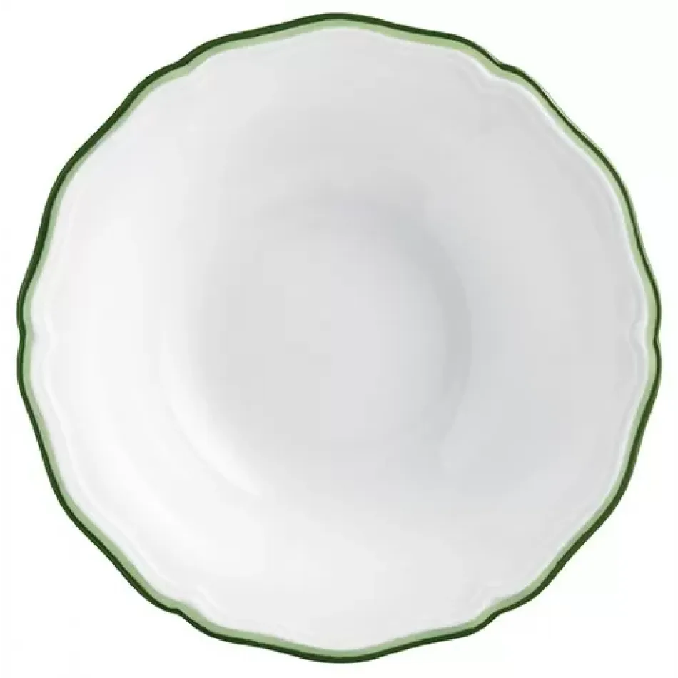 Touraine Double Filet Green Fruit Saucer Diam 5.7 in