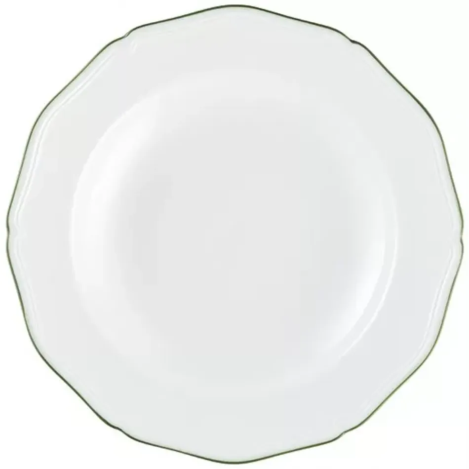 Touraine Double Filet Green Deep Chop Plate Diam 11.6 in