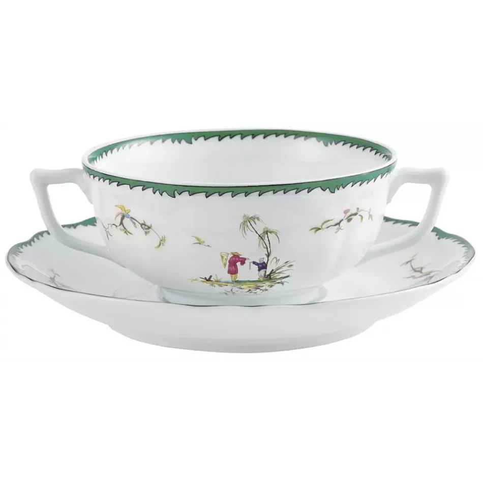 Longjiang Cream Soup Cup Without Foot N°1 Diam 4.7 in